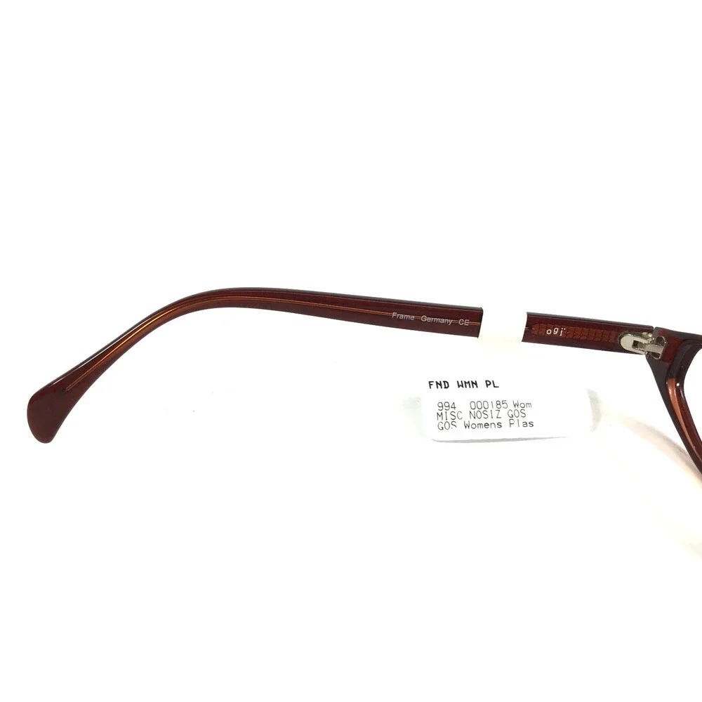 ogi Petite Eyeglasses Frames MOD. A7053 COL. 171 Brown Oval Full Rim 44-20-140